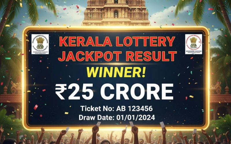 kerala lottery jackpot result at Goa Game App featured image